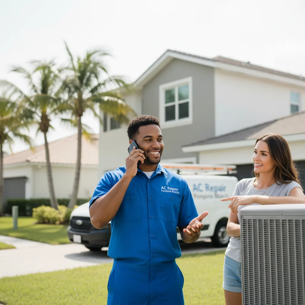 AC Repair Pompano Beach customer support in Brier